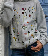 Floral hoodie for women