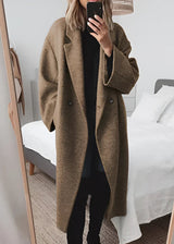 Women’s Wool-Blend Oversized Maxi Coat