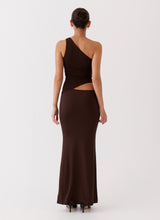 One-Shoulder Cut-Out Maxi Dress