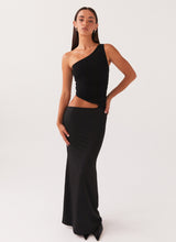 One-Shoulder Cut-Out Maxi Dress