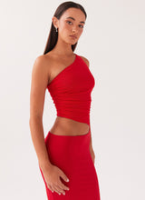 One-Shoulder Cut-Out Maxi Dress
