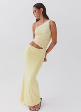 One-Shoulder Cut-Out Maxi Dress
