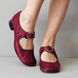 Women's Orthopedic Leather Sandals | Viscoelastic Foam Insole