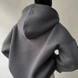 Oversized V-neck sweater for women
