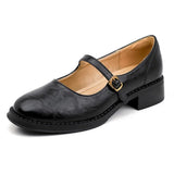 Classic Comfort Leather Mary Janes