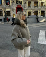 Women's Patchwork Jacket | Oversized Fit
