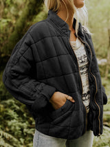 Women's Quilted Jacket | Cotton & Polyester