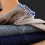 Classic wool cardigan for men