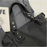 Large Soft Leather Tote Bag | Removable Shoulder Strap
