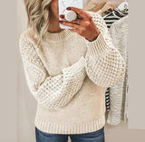 Elegant Stretched Knitted Sweater