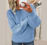 Elegant Stretched Knitted Sweater