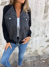 Women's Modern jacket with denim