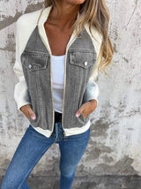 Women's Modern jacket with denim