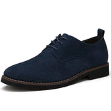 Men's casual suede lace-up oxford shoes | Perfect for everyday wear