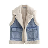Trendy denim cardigans for women