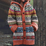Cozy women's cardigan with button fastening