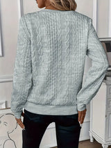 Elegant knitted sweater for autumn