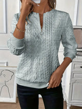 Elegant knitted sweater for autumn