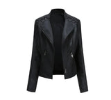 Lamb leather jacket for autumn