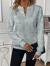 Elegant knitted sweater for autumn