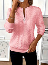 Elegant knitted sweater for autumn