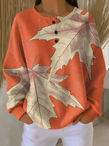 Warm Waffle Knit Women's Sweater | Comfort & Softness