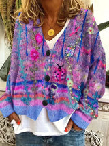 Elegant Retro women's cardigan