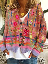 Elegant Retro women's cardigan