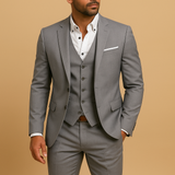 Three-piece slim fit men's suit with blazer and pants | Beaumont