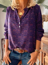 Women's Lightweight Vintage-Inspired Summer Blouse