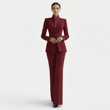 Women's Elegant Suit Set | Professional Jacket and Trousers