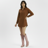 Women's cowboy boots - Low square heel, Elegant