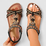 Women's Orthopedic Sandals with Arch Support, Decorative Straps, and Cushioned Insole