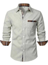Herren Freizeithemd - Cecile LavelleBeige
