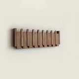 Piano-Shaped Wooden Coat Rack | Elegant Design | Durable Wood