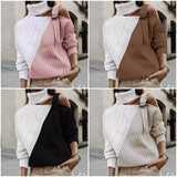 Short sweater with turtleneck