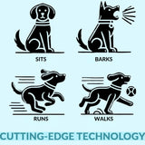 Interactive puppy toy with realistic movement