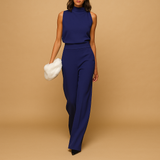 Chic wide-leg jumpsuit for women | Isabelle