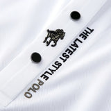 Men's Wrinkle-Free Polo T-Shirt-MODAUTLET