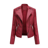 Lamb leather jacket for autumn