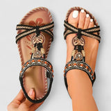 Women's Orthopedic Sandals with Arch Support, Decorative Straps, and Cushioned Insole