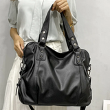 Large Soft Leather Tote Bag | Removable Shoulder Strap