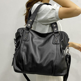 Large Soft Leather Tote Bag | Removable Shoulder Strap