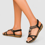 Women's Orthopedic Sandals with Arch Support, Decorative Straps, and Cushioned Insole