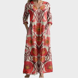 Vintage Floral Maxi Dress